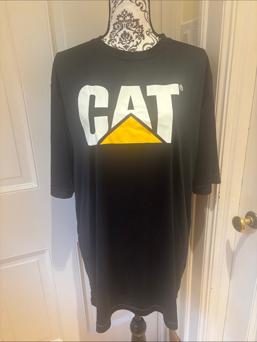 CAT Logo Black T-Shirt Team 365 XL